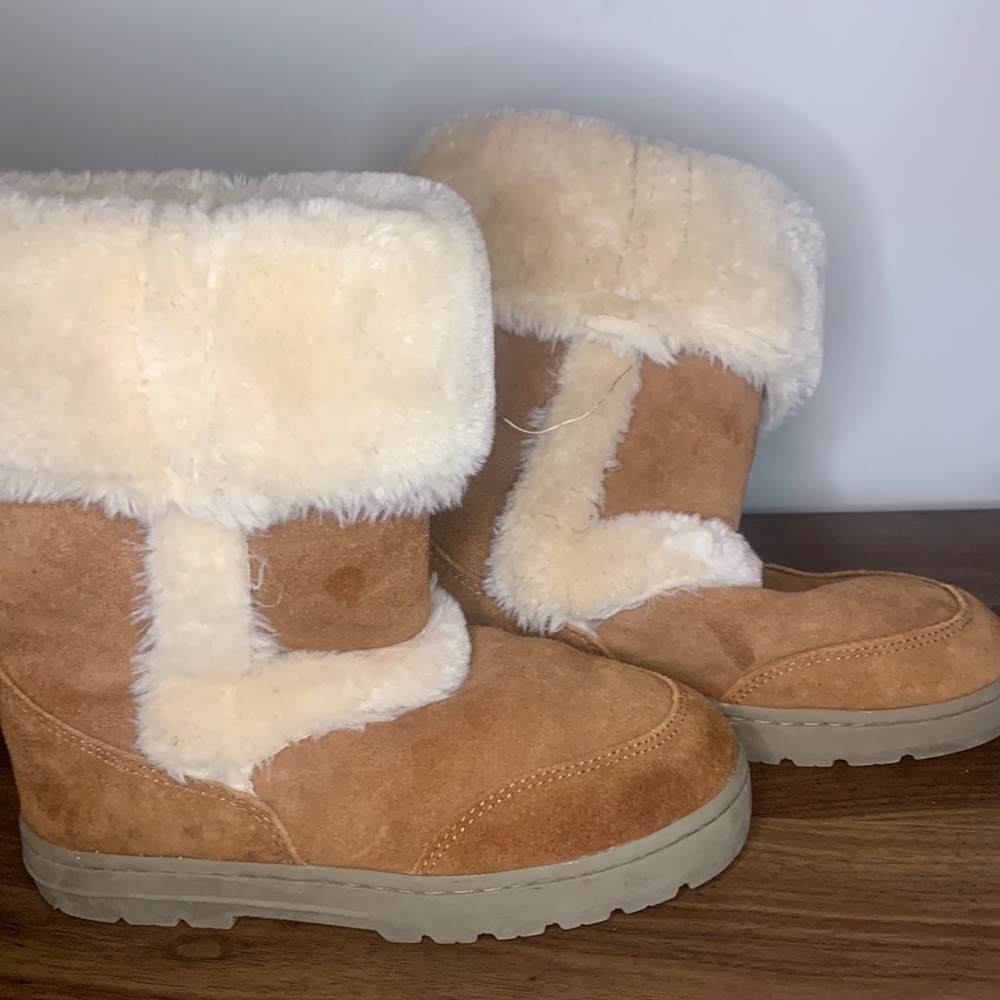 Kids Faux Fur Winter Boots